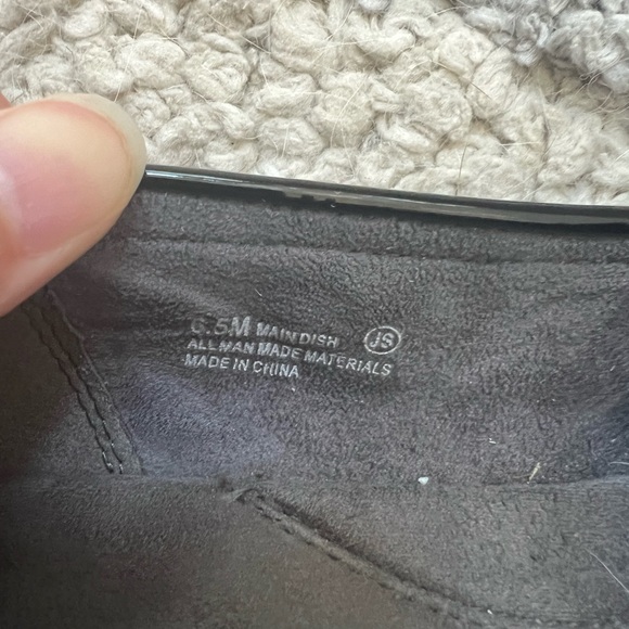 Aerosoles Neutral Black Leather Slip Loafer 36.5 / 6.5 - Picture 4 of 5